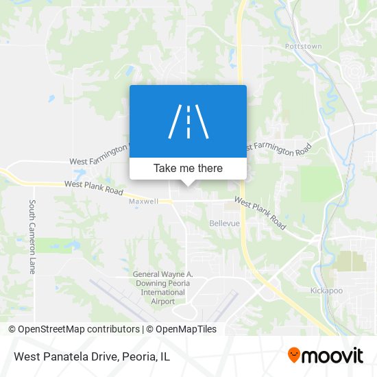 West Panatela Drive map