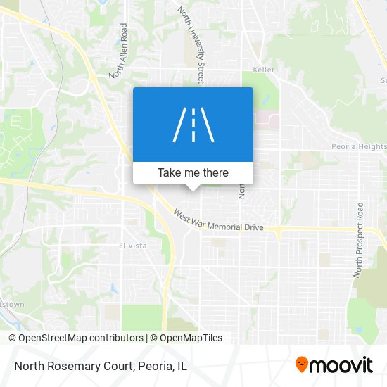 North Rosemary Court map