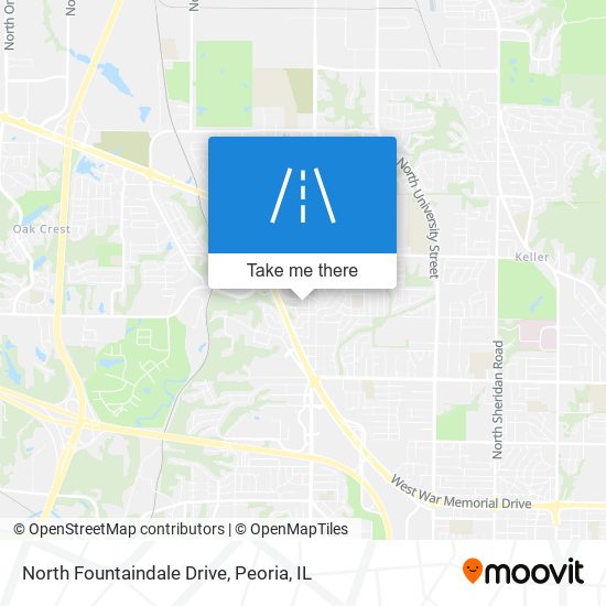 Mapa de North Fountaindale Drive