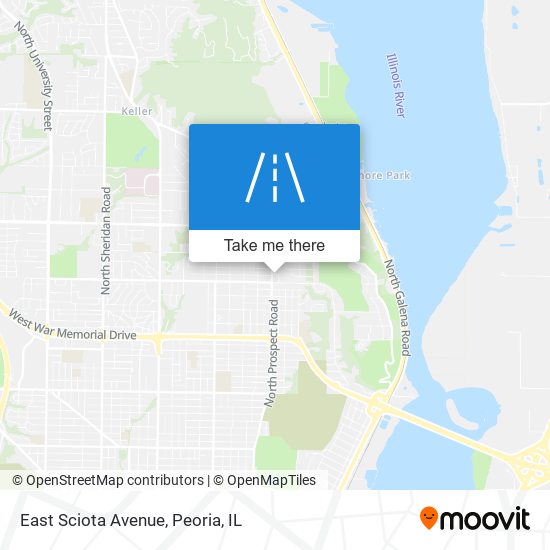 East Sciota Avenue map