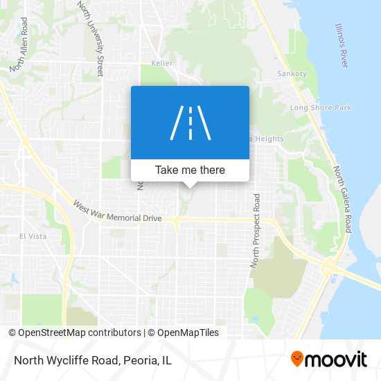 Mapa de North Wycliffe Road