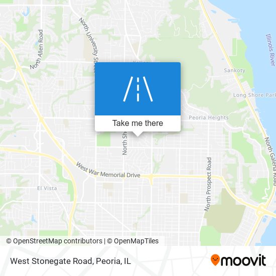 West Stonegate Road map