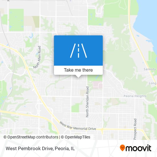 Mapa de West Pembrook Drive