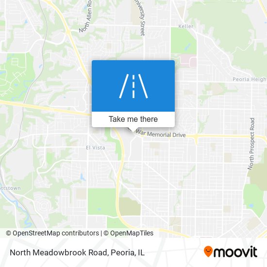 Mapa de North Meadowbrook Road