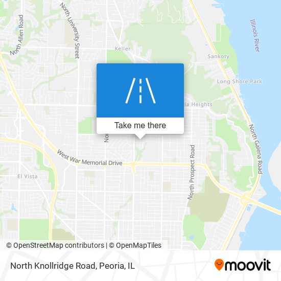 North Knollridge Road map