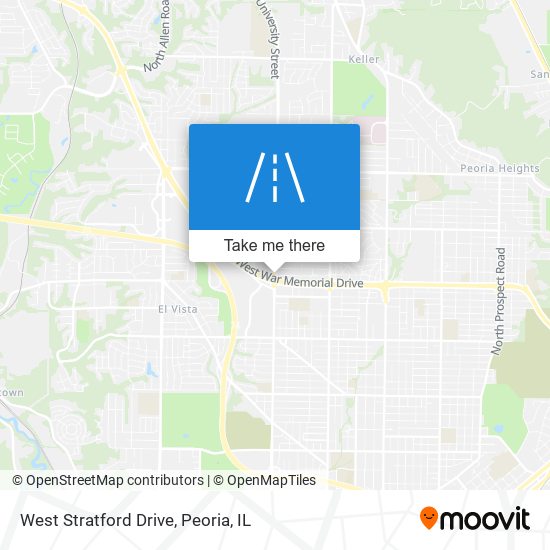 West Stratford Drive map