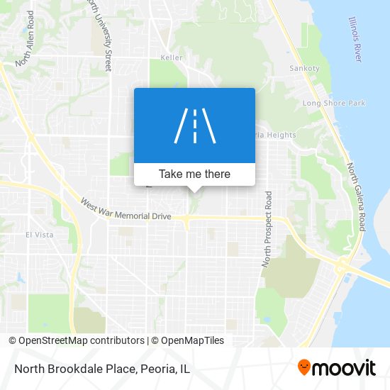 North Brookdale Place map