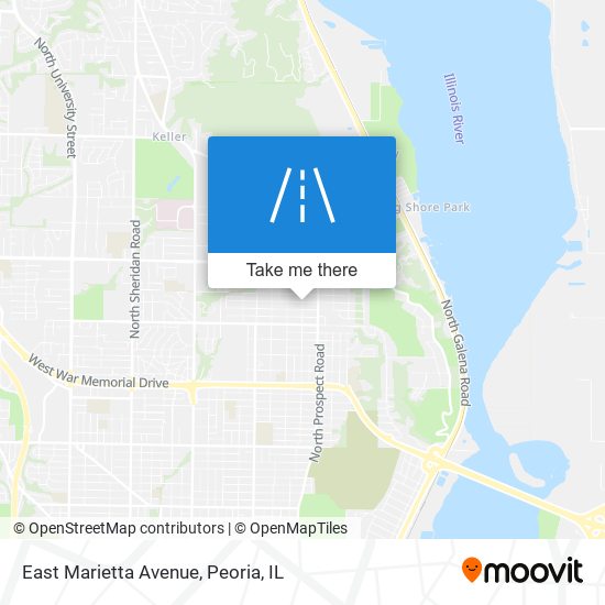 Mapa de East Marietta Avenue