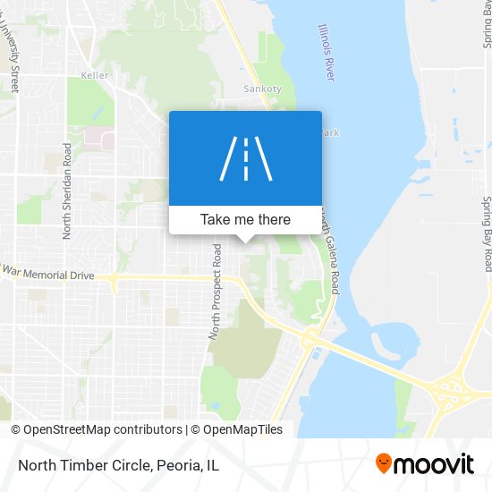 Mapa de North Timber Circle