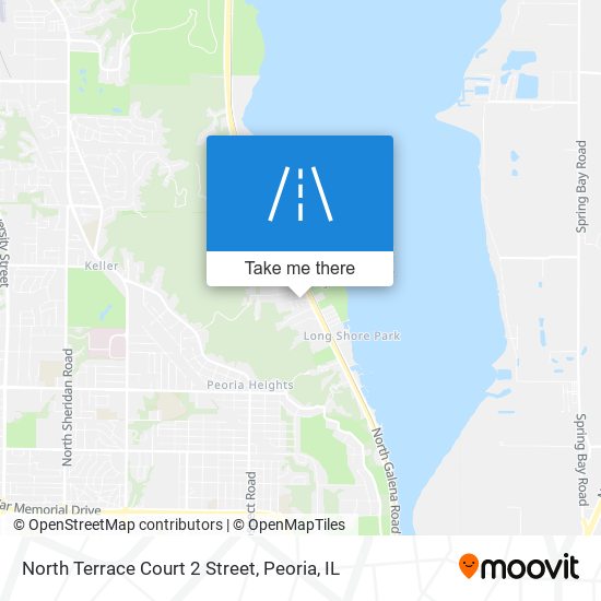 North Terrace Court 2 Street map