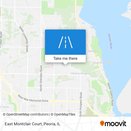 Mapa de East Montclair Court