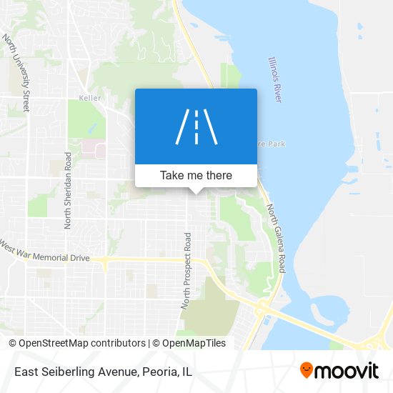 East Seiberling Avenue map