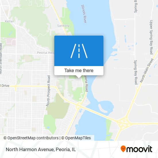 Mapa de North Harmon Avenue