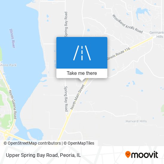 Mapa de Upper Spring Bay Road