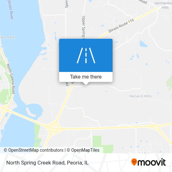Mapa de North Spring Creek Road