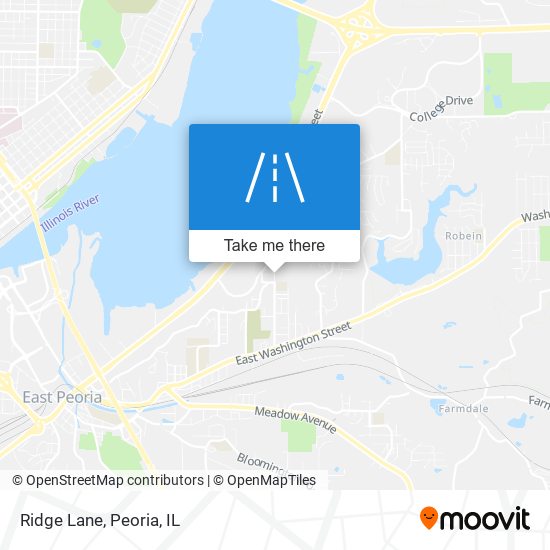 Ridge Lane map