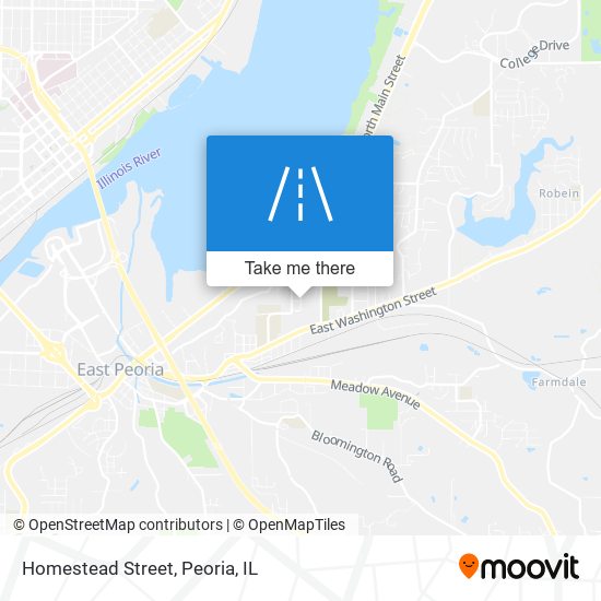 Homestead Street map