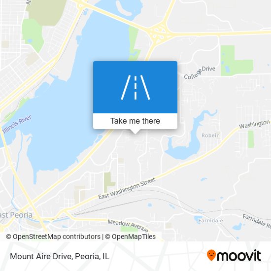 Mount Aire Drive map