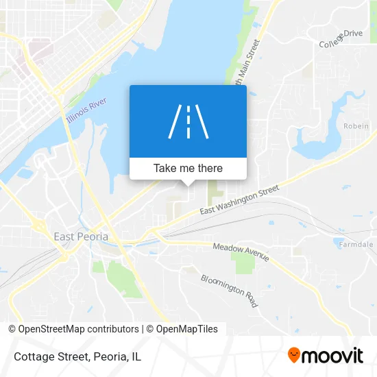 Cottage Street map