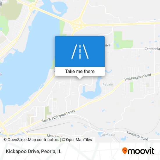 Kickapoo Drive map