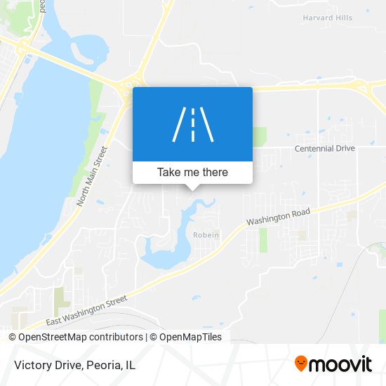 Victory Drive map