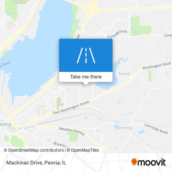Mapa de Mackinac Drive