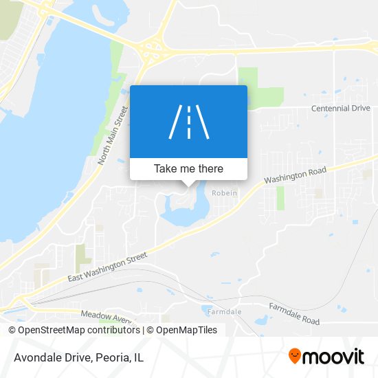 Avondale Drive map