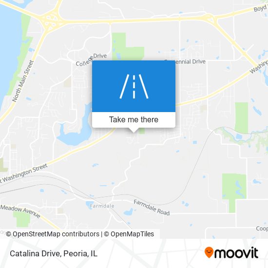 Catalina Drive map