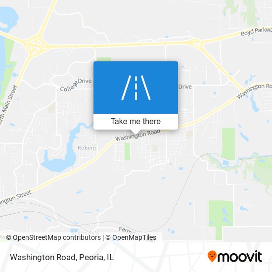 Mapa de Washington Road