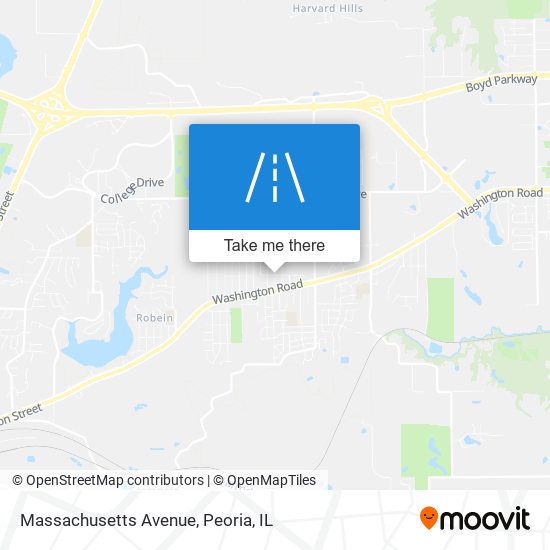 Mapa de Massachusetts Avenue