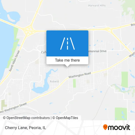 Cherry Lane map