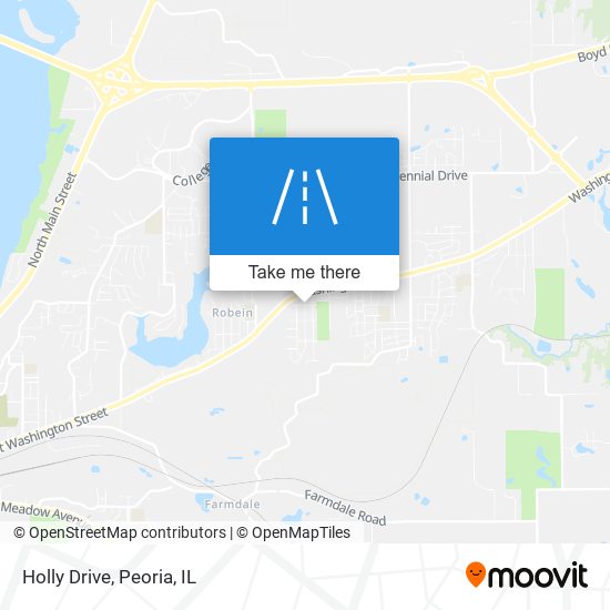 Holly Drive map