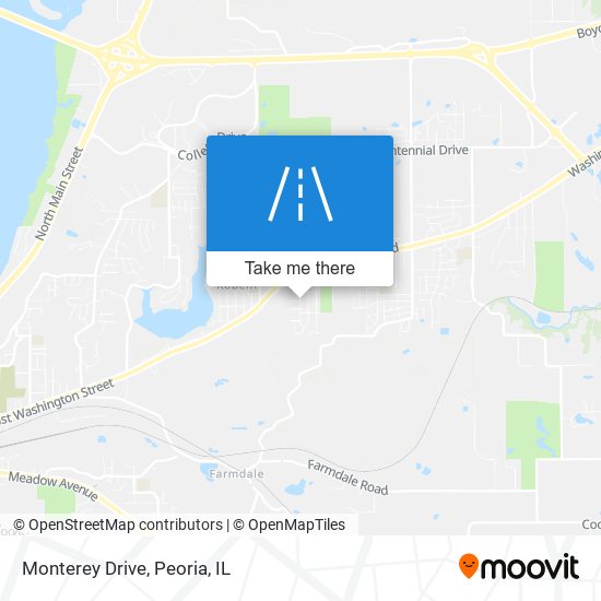 Monterey Drive map