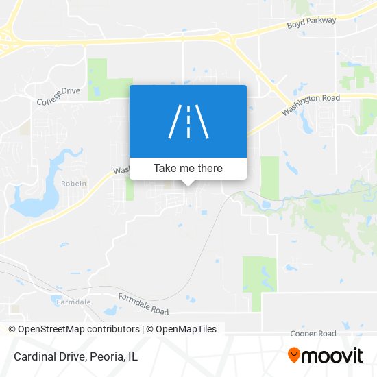 Cardinal Drive map