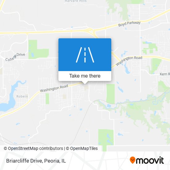 Mapa de Briarcliffe Drive