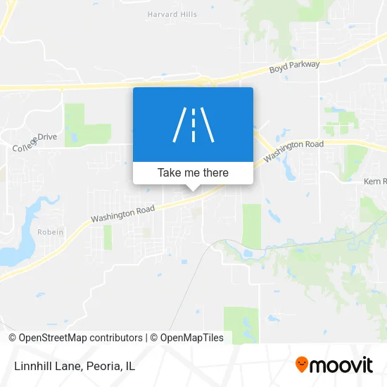 Linnhill Lane map