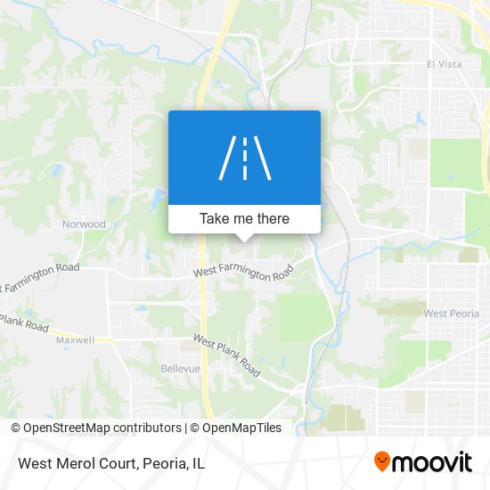 West Merol Court map