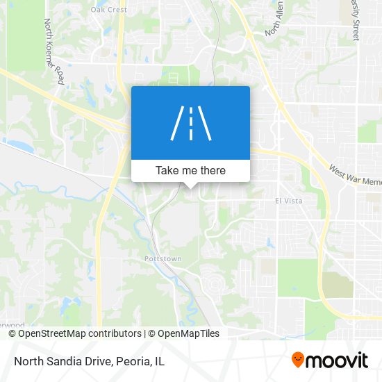 Mapa de North Sandia Drive