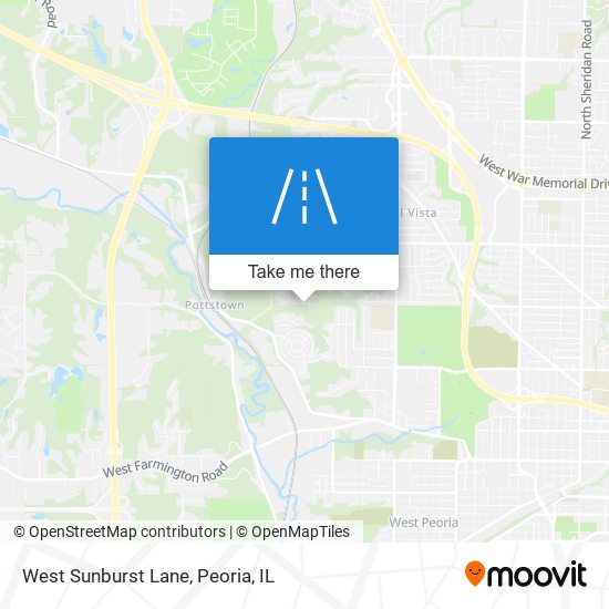 Mapa de West Sunburst Lane