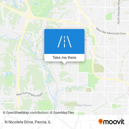 Mapa de N Nicolete Drive