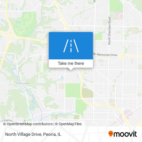 North Village Drive map