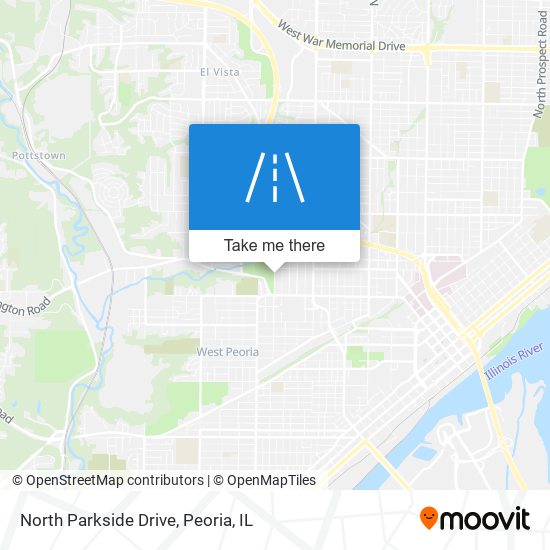 Mapa de North Parkside Drive