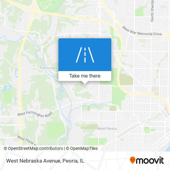 West Nebraska Avenue map