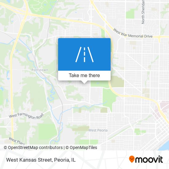 West Kansas Street map