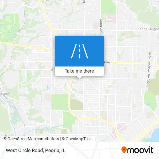 West Circle Road map