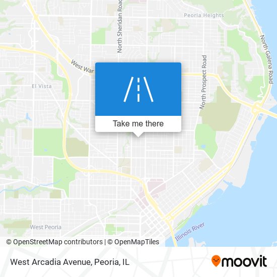 Mapa de West Arcadia Avenue