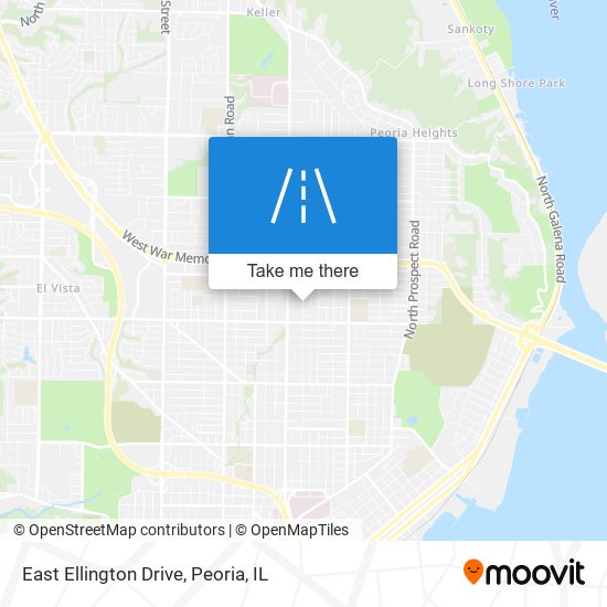 East Ellington Drive map