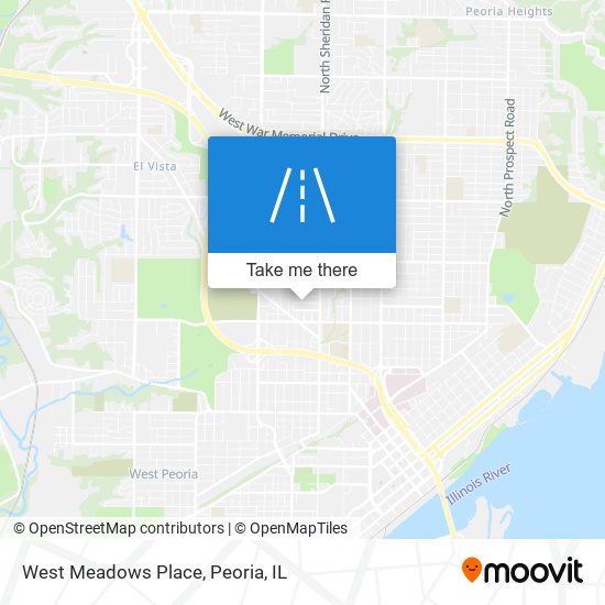 West Meadows Place map