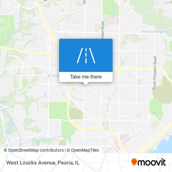 Mapa de West Loucks Avenue