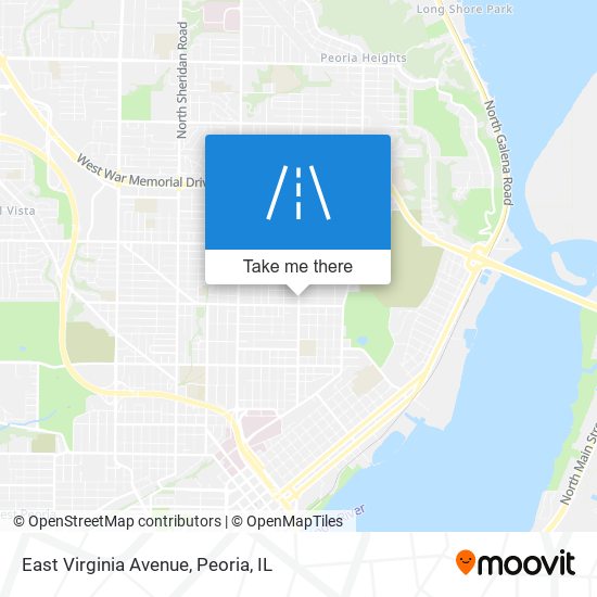 East Virginia Avenue map